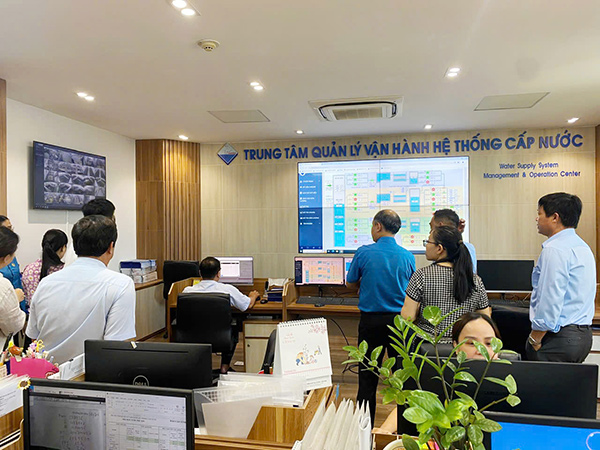 Trung tâm Quản lý vận hành hệ thống cấp nước của Dawaco. Trung tâm Quản lý vận hành hệ thống cấp nước của Dawaco.