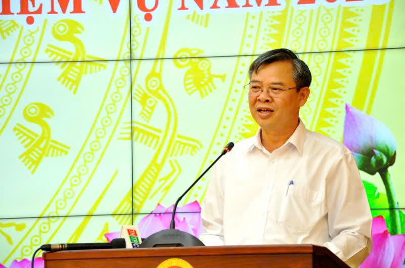 Chủ tịch UBND thành phố Cần Thơ Trương Cảnh Tuyên.