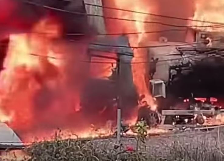 CLIP: Hiện trường gây ám ảnh vụ cháy xe bồn trên cao tốc Nội Bài - Lào Cai