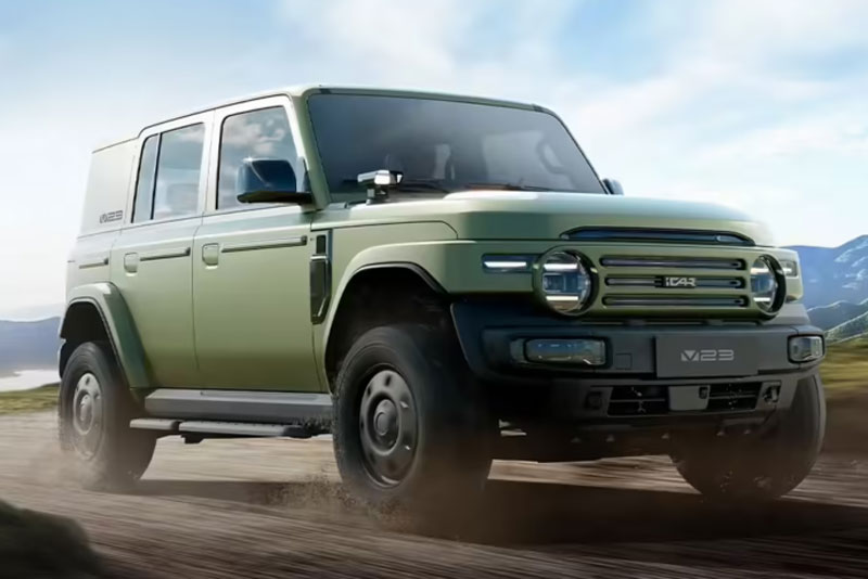 Chery iCar V23 Retro Edition. Chery iCar V23 Retro Edition.