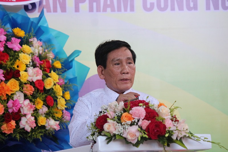Ông Trần Thanh Dũng - Giám đốc Sở Công Thương tỉnh Bình Định, phát biểu tại buổi lễ.