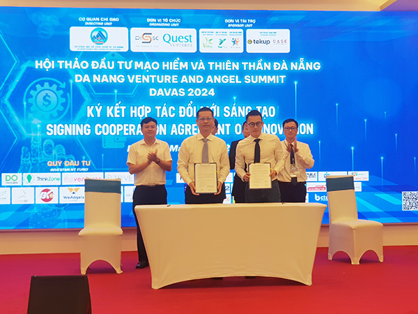 Ký kết hợp tác đổi mới sáng tạo tại DAVAS 2024.