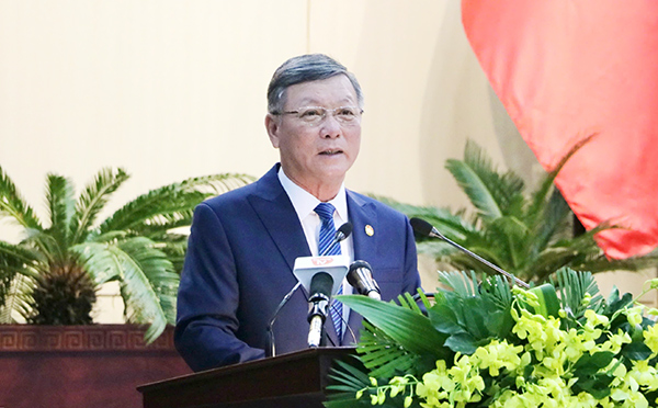 Ông Lê Văn Trung - Chủ tịch Uỷ ban MTTQ Việt Nam TP Đà Nẵng.