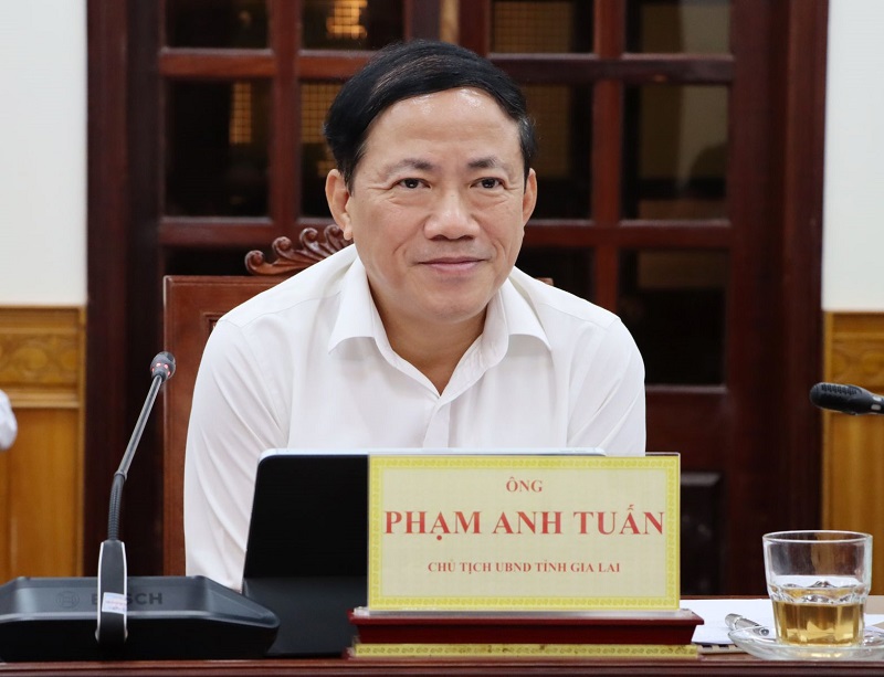 Chủ tịch UBND tỉnh Gia Lai Phạm Anh Tuấn hoan nghênh những đề xuất của AgriS.