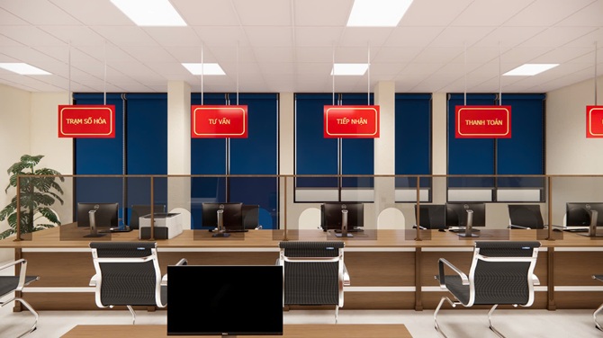 Mô hình ứng dụng trạm số hóa tại trung tâm hành chính công tỉnh Bắc Ninh Mô hình ứng dụng trạm số hóa tại trung tâm hành chính công tỉnh Bắc Ninh