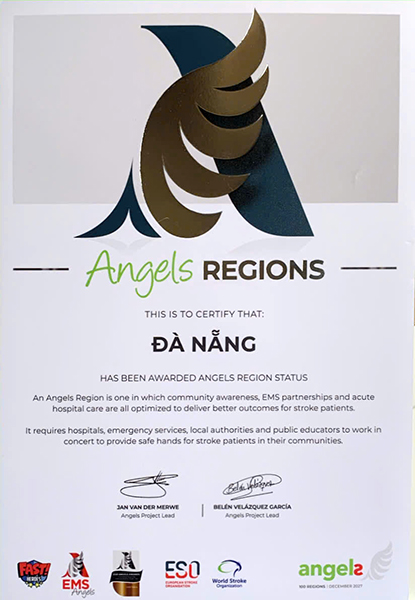 Chứng nhân “Angels Region” dành cho khu vực Đà Nẵng. Chứng nhân “Angels Region” dành cho khu vực Đà Nẵng.