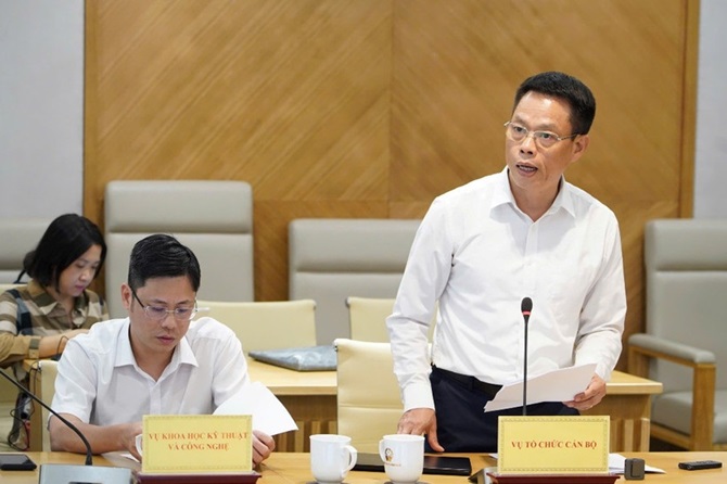 Ông Mai Ánh Hồng, Phó Vụ trưởng Vụ Tổ chức cán bộ, Bộ Khoa học và Công nghệ.