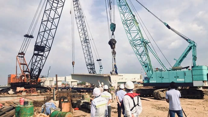 Tỉnh Vĩnh Long đang tập trung đẩy nhanh thi công các công trình giao thông trọng điểm, song song với việc tăng tốc giải ngân nguồn vốn đầu tư công.