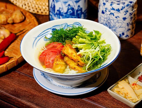 Món bún cá Thái Bình mang lại hương vị Bắc Bộ tinh tế nhưng vẫn dung dị với những nguyên liệu gần gũi tại địa phương Món bún cá Thái Bình mang lại hương vị Bắc Bộ tinh tế nhưng vẫn dung dị với những nguyên liệu gần gũi tại địa phương