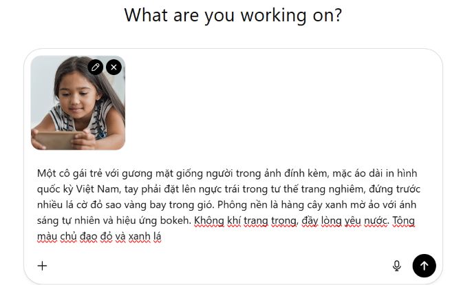 Hình ảnh và câu lệnh tạo hình ảnh với nữ