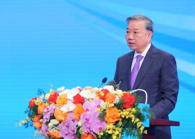 Tổng Bí thư Tô Lâm phát biểu tại sự kiện. Tổng Bí thư Tô Lâm phát biểu tại sự kiện.