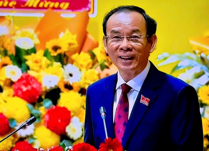 Ông Nguyễn Văn Nên - Ủy viên Bộ Chính trị, Thường trực Tiểu ban Văn kiện Đại hội XIV của Đảng.