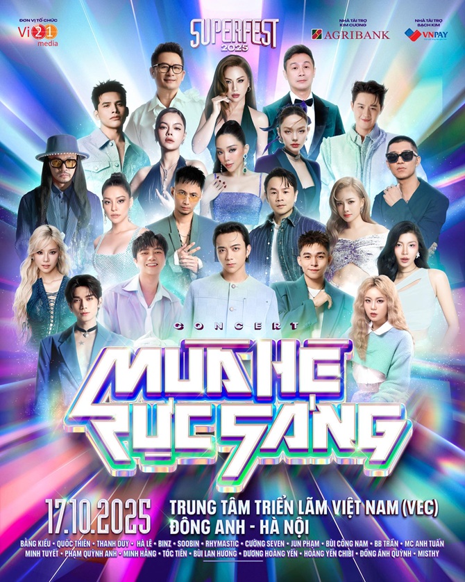 SUPERFEST 2025 sẽ chính thức trở lại vào ngày 17/10/2025 tại Trung tâm Triển lãm Đông Anh, Hà Nội SUPERFEST 2025 sẽ chính thức trở lại vào ngày 17/10/2025 tại Trung tâm Triển lãm Đông Anh, Hà Nội