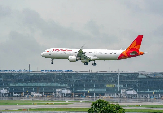 ngành hàng không Việt Nam chính thức đón thêm một hãng hàng không mới mang tên Sun PhuQuoc 