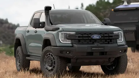 Cận cảnh ‘vua bán tải’ Ford Ranger Super Duty: Thiết kế hầm hố, công suất 250 mã lực