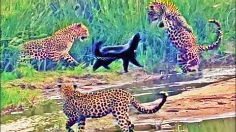 CLIP: 'Kẻ bố đời' lửng mật một mình quyết chiến 3 báo hoa mai