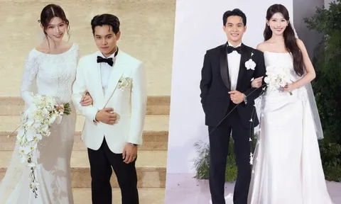 Hai chiếc váy cưới đặc biệt của Á hậu Quỳnh Châu trong ngày trọng đại