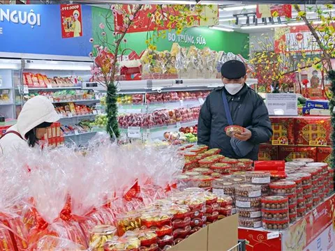 Hàng Việt chiếm ưu thế trên thị trường Tết