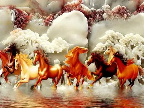 Ngắm tranh 'mã đáo thành công' sẽ thấy một con ngựa lại quay đầu lại, tại sao lại như vậy?