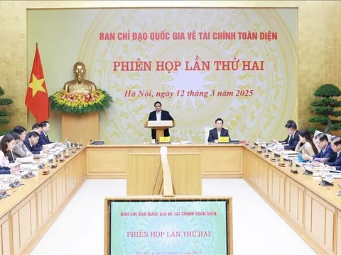 Thủ tướng Phạm Minh Chính chủ trì phiên họp thứ hai của Ban Chỉ đạo quốc gia về tài chính toàn diện