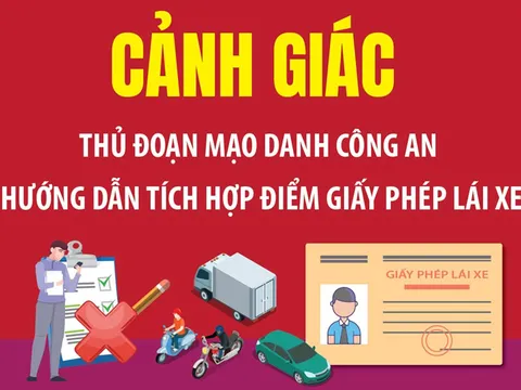 Cảnh báo chiêu trò lừa đảo giả danh công an hướng dẫn tích hợp điểm giấy phép lái xe