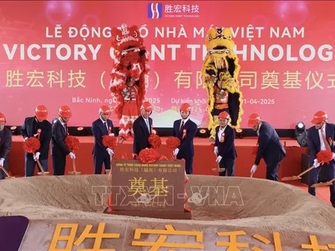 Động thổ 2 dự án FDI thuộc lĩnh vực công nghệ cao tại Bắc Ninh