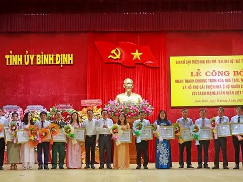 Doanh nghiệp chung tay, Bình Định hoàn thành xoá nhà tạm trước 7 tháng