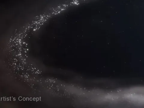 Nước đá được tìm thấy trong một hệ sao khác