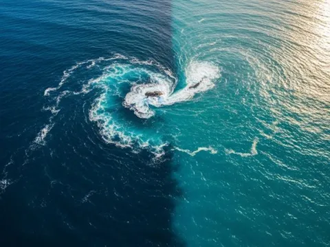 Vì sao nước ở Thái Bình Dương và Đại Tây Dương không thể hòa lẫn vào nhau?