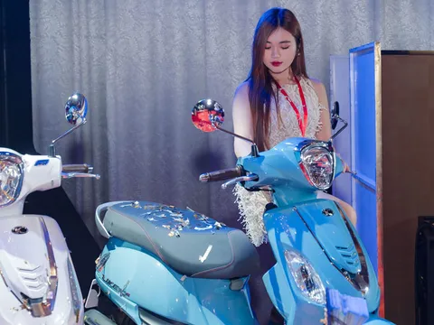 Xe tay ga thiết kế đẹp, siêu tiết kiệm xăng vừa ra mắt thị trường Việt, giá rẻ hơn Honda Vision