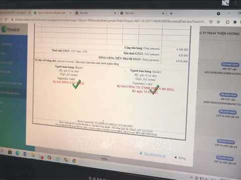 Quy định mới về hóa đơn điện tử cho hoạt động sản xuất kinh doanh
