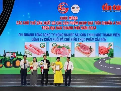 TP Hồ Chí Minh: Vinh danh 28 sản phẩm OCOP 4 sao, khẳng định vị thế nông nghiệp đô thị