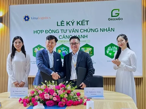 Vina Logistics - GreenGo hợp tác triển khai giải pháp đạt chứng nhận “cảng xanh”
