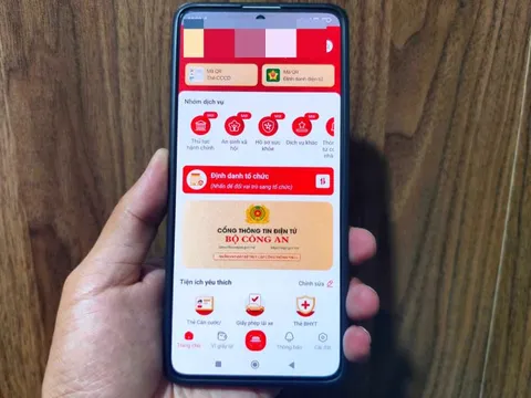 Bộ Công an công bố các tiện ích có trên VNeID
