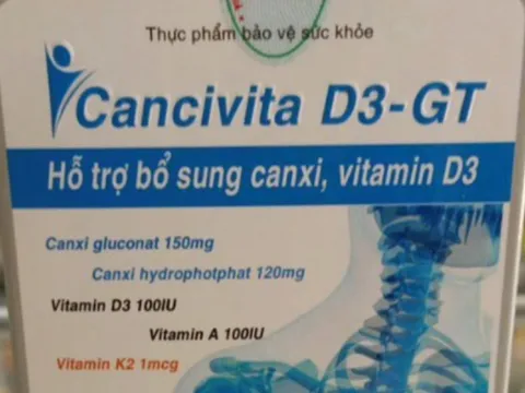 Thu hồi sản phẩm bổ sung canxi, vitamin D3 của công ty Hương Hoàng