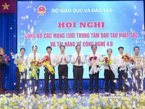 Công bố các mạng lưới trung tâm đào tạo xuất sắc và tài năng về công nghệ 4.0