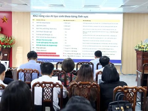 Bắc Ninh: Tập huấn khai thác, ứng dụng trí tuệ nhân tạo cho cán bộ, công chức