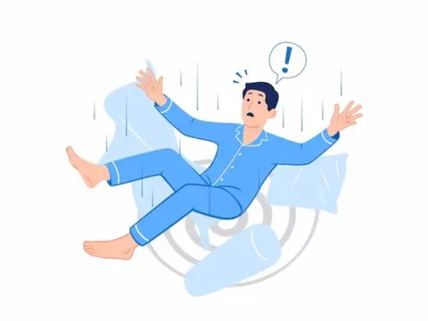 Giải mã hiện tượng giật mình như rơi xuống vực khi ngủ