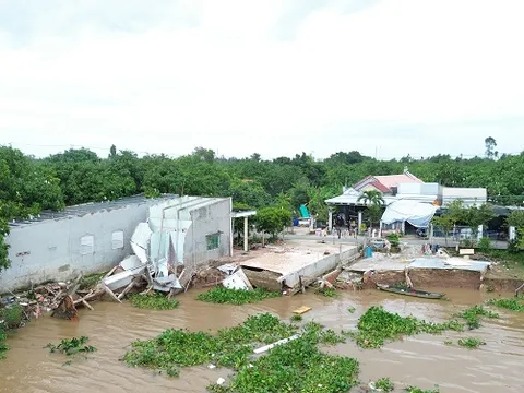 Những phận người trắng tay sau vụ sạt lở ở sông Tiền