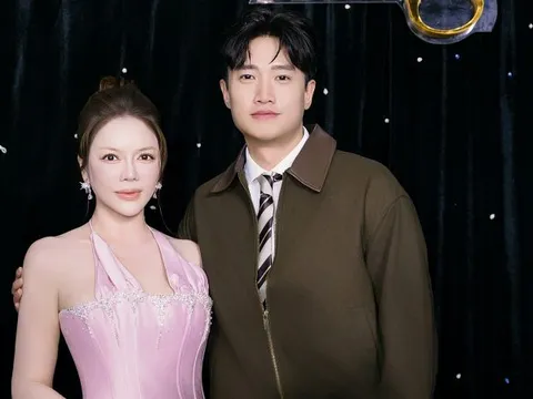 Lý Nhã Kỳ quyến rũ bên cạnh Quốc Trường