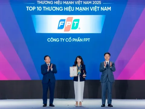 FPT được vinh danh Top 10 Thương hiệu mạnh Việt Nam