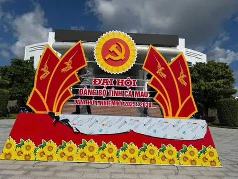 Cà Mau: 64 xã, phường hướng về Đại hội Đảng bộ