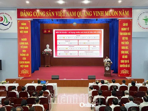 Khánh Hòa đẩy mạnh ứng dụng AI trong quản lý và điều hành ngành Y tế