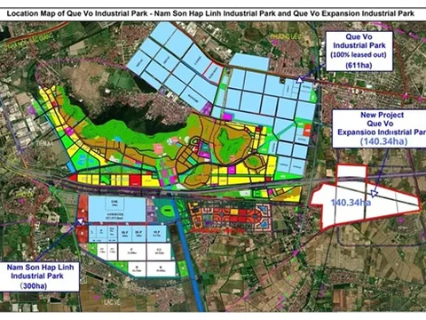 Phê duyệt đồ án điều chỉnh quy hoạch phân khu Khu công nghiệp Quế Võ mở rộng 2