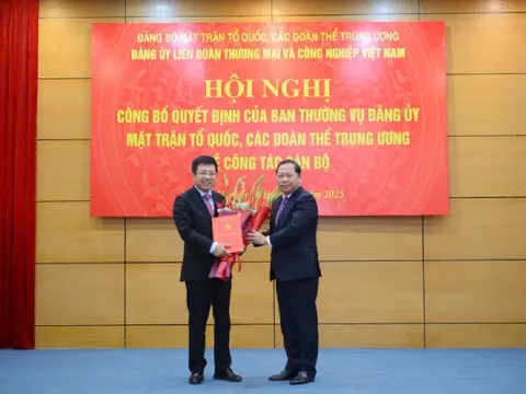 Thứ trưởng Bộ Tài chính Hồ Sỹ Hùng giữ chức Bí thư Đảng uỷ VCCI