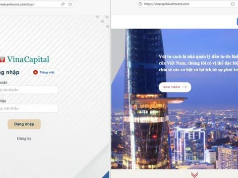 Cảnh báo giả mạo tên miền của VinaCapital