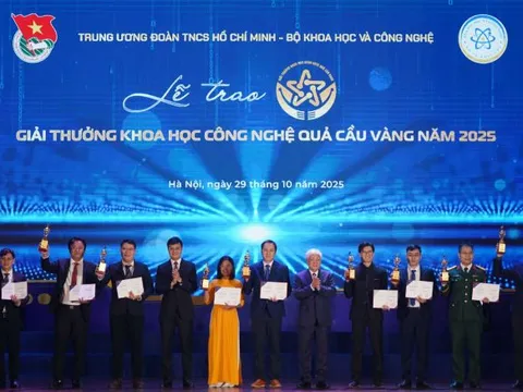 Giải thưởng Quả cầu vàng 2025: Vinh danh tài năng trẻ khoa học công nghệ trong 5 lĩnh vực chiến lược